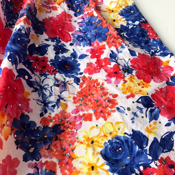 Emily West Floral Sequin Halter Dress - Picture 3 of 10